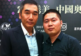 广州华润与明星合影